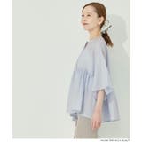 シアーフレアスリーブブラウス | coca | 詳細画像4 