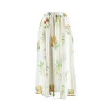 オーガンジーフラワーフレアスカート | coca | 詳細画像2 