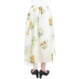 オーガンジーフラワーフレアスカート | coca | 詳細画像5 