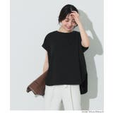 [Black] | 接触冷感フレンチスリーブTシャツ | coca