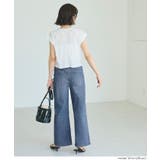 【SUMMER DENIM】ストレッチサマーデニムワイドパンツ | coca | 詳細画像12