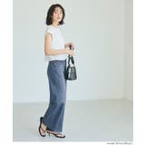 【SUMMER DENIM】ストレッチサマーデニムワイドパンツ | coca | 詳細画像14