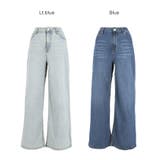 【SUMMER DENIM】ストレッチサマーデニムワイドパンツ | coca | 詳細画像17