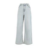 【SUMMER DENIM】ストレッチサマーデニムワイドパンツ | coca | 詳細画像2
