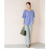 【SUMMER DENIM】ストレッチサマーデニムワイドパンツ | coca | 詳細画像6