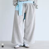 裏毛スウェットワイドパンツ レディース裏毛スウェットワイドパンツ レディース | coca | 詳細画像1