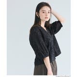 【予約開始】コットンパンチングレースブラウス | coca | 詳細画像9 