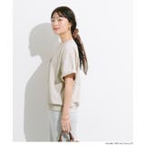 カジュアルに映える、ロゴデザインがポイントのミニ裏毛半袖トップス | coca | 詳細画像18 