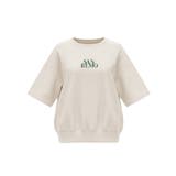 カジュアルに映える、ロゴデザインがポイントのミニ裏毛半袖トップス | coca | 詳細画像2 