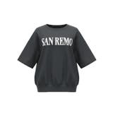 カジュアルに映える、ロゴデザインがポイントのミニ裏毛半袖トップス | coca | 詳細画像5 