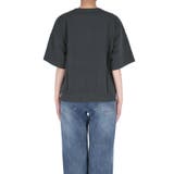 カジュアルに映える、ロゴデザインがポイントのミニ裏毛半袖トップス | coca | 詳細画像8 