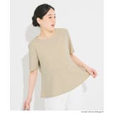 カットジョーゼットペプラムブラウス | coca | 詳細画像16 