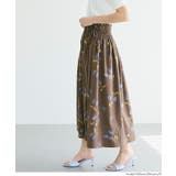 サイドリボンフルーツプリントフレアスカート | coca | 詳細画像7 