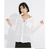 シアーフーディーブラウス | coca | 詳細画像10 