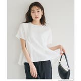 表面感 半袖タックブラウス | coca | 詳細画像3 