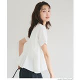 表面感 半袖タックブラウス | coca | 詳細画像6 