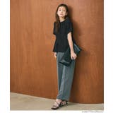 表面感 半袖タックブラウス | coca | 詳細画像10 