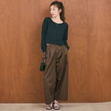ワイドタックチノパンツ | coca | 詳細画像1
