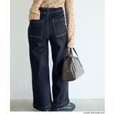 ステッチデザインムーヴデニムパンツ | coca | 詳細画像5 