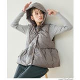 金ボタンペプラム中綿ベスト【西山茉希様着用】 | coca | 詳細画像7 