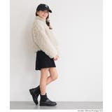 親子お揃いフェイクファーショートジャケット(26-260134201-14) | coca | 詳細画像7