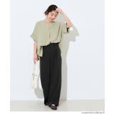 [Black] | ワイドスラックスパンツ【伊藤千晃様着用】 | coca
