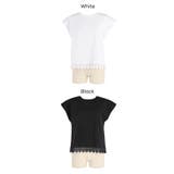 接触冷感フレンチレースTシャツ | coca | 詳細画像18