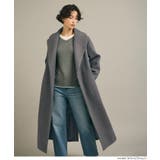 ウールライクロングコート(26-260318001-35) | coca | 詳細画像10