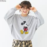 【ディズニー】T-スウェットプリントトップス(26-260511202-16) | coca | 詳細画像1