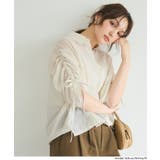 シアー袖シャーリングシャツ | coca | 詳細画像7 