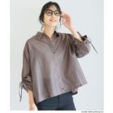 シアー袖シャーリングシャツ | coca | 詳細画像8 