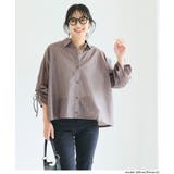 シアー袖シャーリングシャツ | coca | 詳細画像10 