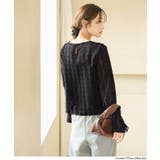 シアードット袖フレアブラウス【西山茉希様着用】 | coca | 詳細画像9