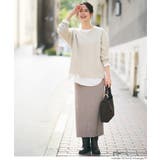 上質さとリラックス感が漂う大人のヤク風Vネックプルオーバーニット | coca | 詳細画像12 