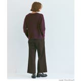 上質さとリラックス感が漂う大人のヤク風Vネックプルオーバーニット | coca | 詳細画像21 