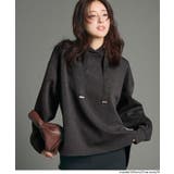 \26aw新色登場/ソフトスウェットリボンパーカー【高橋愛様着用】 | coca | 詳細画像15