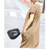 ポケット付き半袖Aラインサーマルワンピースcocaオリジナル 石田一帆さん着用(… | coca | 詳細画像9 