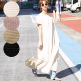 ポケット付き半袖Aラインサーマルワンピースcocaオリジナル 石田一帆さん着用(… | coca | 詳細画像1 