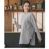 天竺サイドスリットビッグTシャツ[品番：PA000011198]｜coca