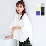 5部袖ビッグTシャツ | coca | 詳細画像1