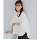 ［White］ | 5部袖ビッグTシャツ | coca