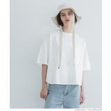 ［White］ | 5部袖ビックTシャツ | coca