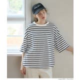 ［A］ | 5部袖ビッグTシャツ | coca