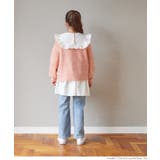 キッズ ガールズ 親子お揃いペンギンスリーブブークレカーディガン | coca | 詳細画像8