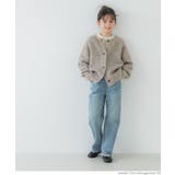 キッズ ガールズ 親子お揃いペンギンスリーブブークレカーディガン | coca | 詳細画像10