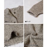 キッズ ガールズ 親子お揃いペンギンスリーブブークレカーディガン | coca | 詳細画像14