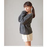 ［Charcoal］ | キッズ ガールズ 親子お揃いペンギンスリーブブークレカーディガン | coca