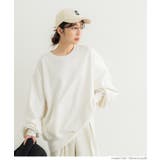 ［Ivory］ | 裏起毛カンガルーポケットビッグスウェット | coca