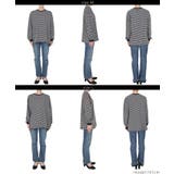 ボーダールーズロングTシャツ | coca | 詳細画像19