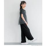 ［Black］ | 親子お揃いウェーブプリーツパンツ | coca
